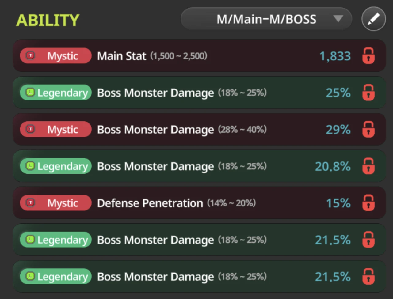 M/Main-M/BOSS ability preset