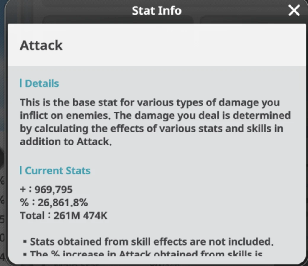 Attack breakdown